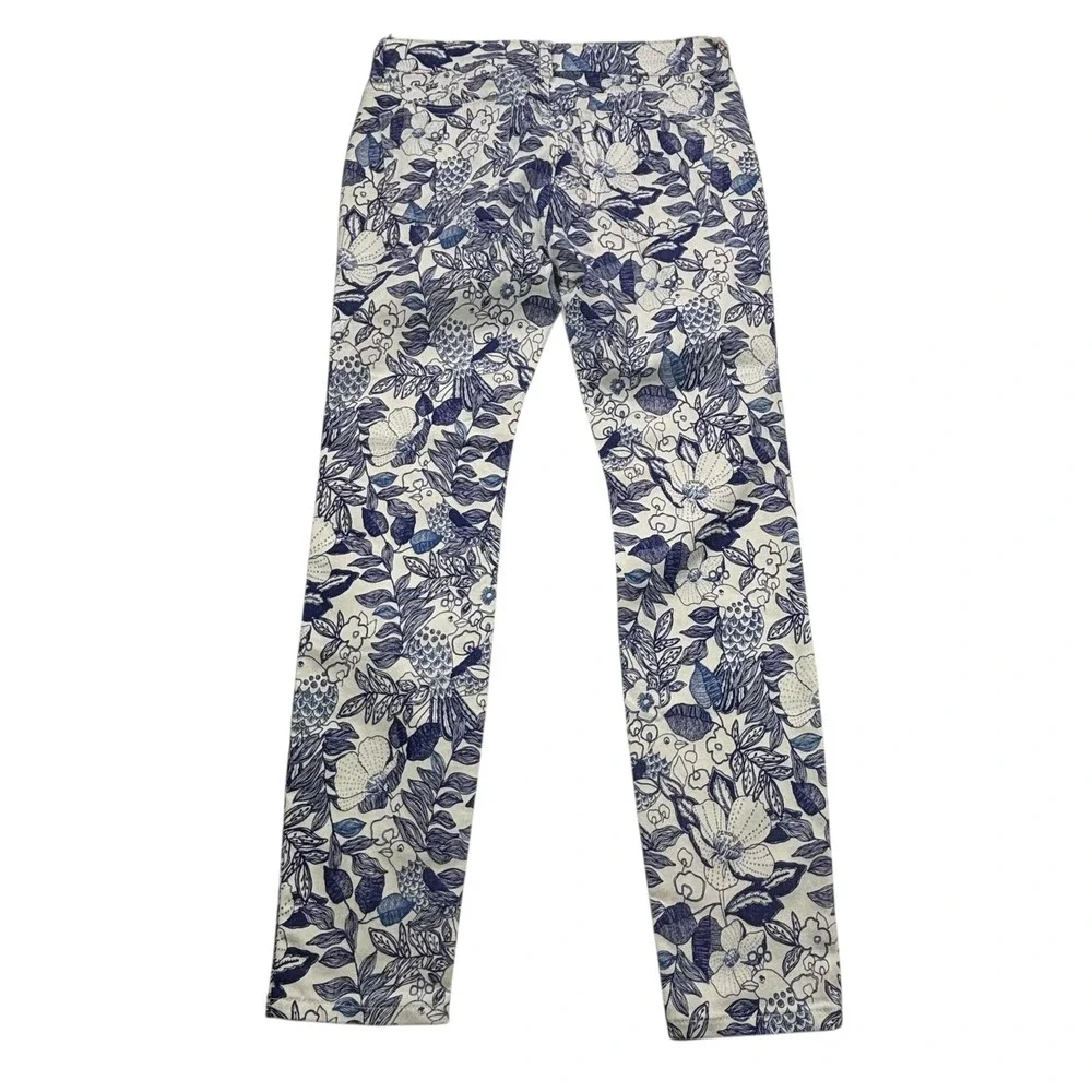 Vineyard Vines Womens Size 6 Skinny Jeans White Cap Cordia Floral Print New NWT‎ - Picture 3 of 16